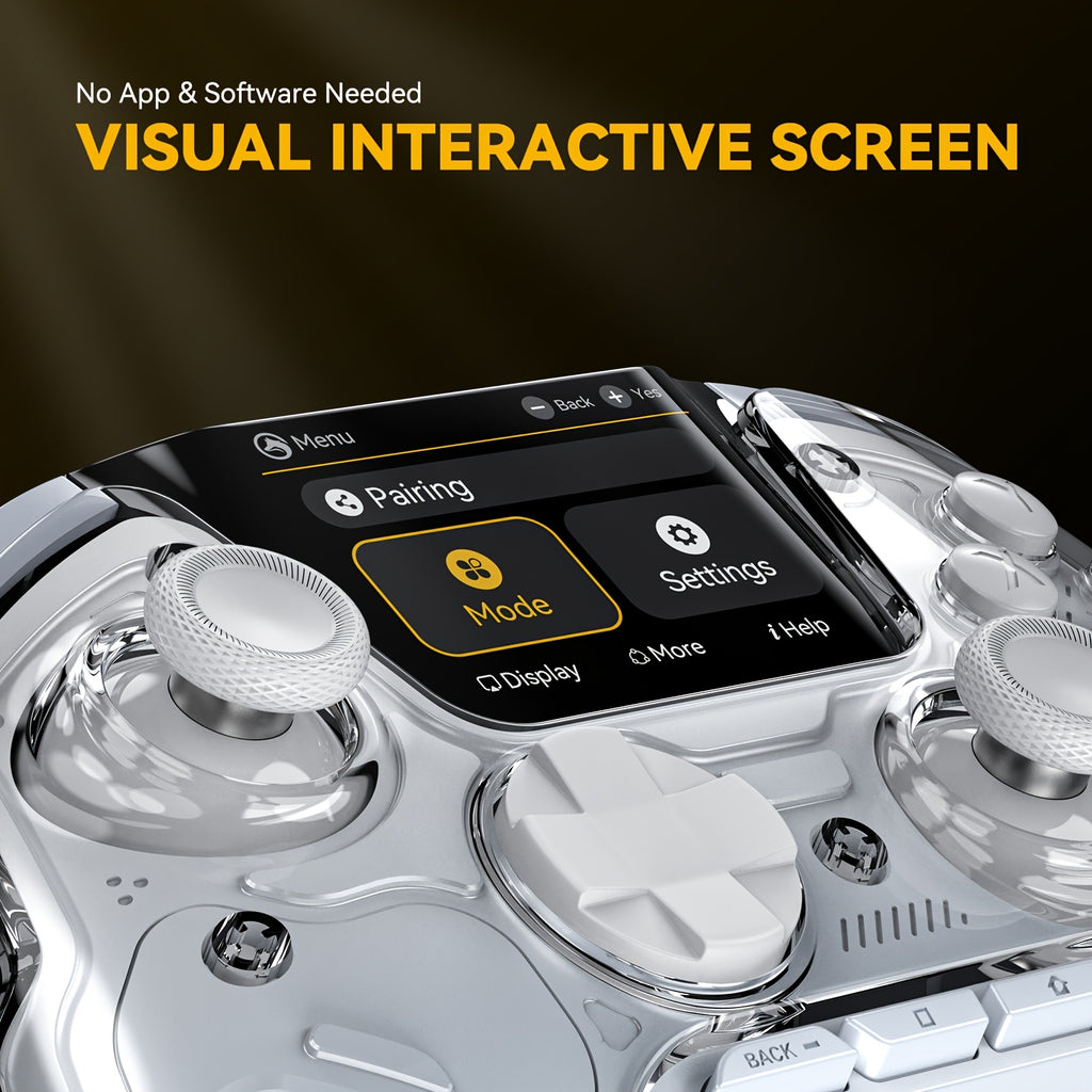 Interactive Screen Wireless Gaming Controller
