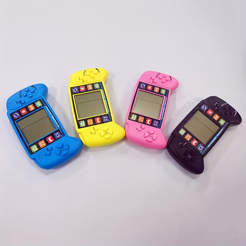 [Fei Rui Retro Game Console] Fei Rui Retro Classic Handheld Game Console - Large Screen, Portable, No Battery Needed, Includes Carrying Strap, Durable Plastic, Nostalgic Design & Easy-to-Use Interface, Game Accessory, Playful