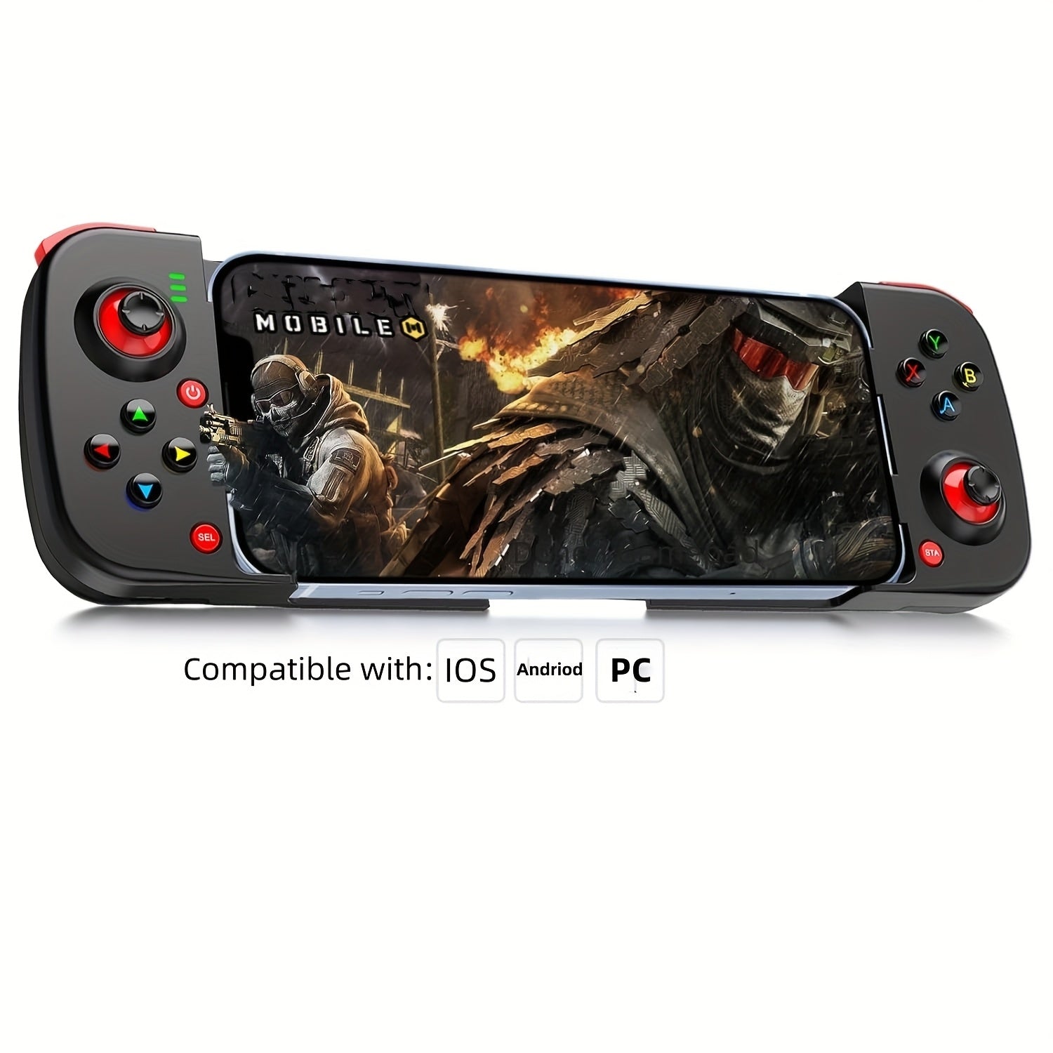 Wireless Gamepad for iPhone/Android/Steam Deck/PC/Table Mobile Phone Controller Wireless Game Controller Joystick Telescopic Gamepad COD Mobile Diablo Immortal - Directly Play, Gaming Accessory, Ergonomic Design, Compact Gami