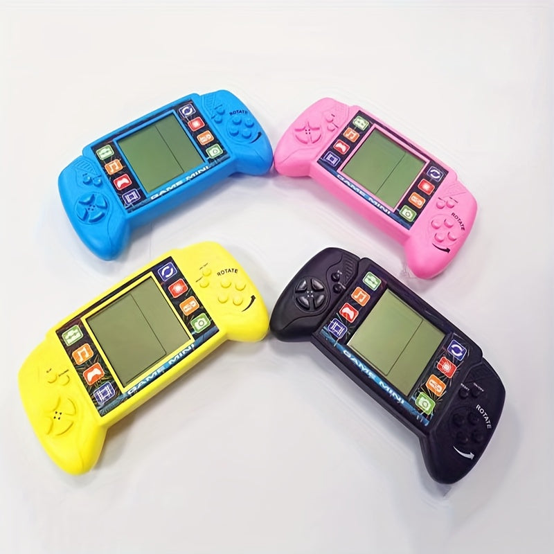 [Fei Rui Retro Game Console] Fei Rui Retro Classic Handheld Game Console - Large Screen, Portable, No Battery Needed, Includes Carrying Strap, Durable Plastic, Nostalgic Design & Easy-to-Use Interface, Game Accessory, Playful