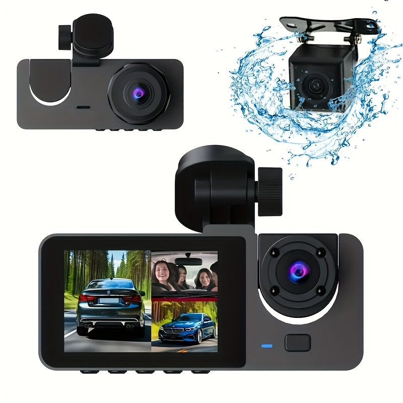 3-channel 4k Full Dash Cam