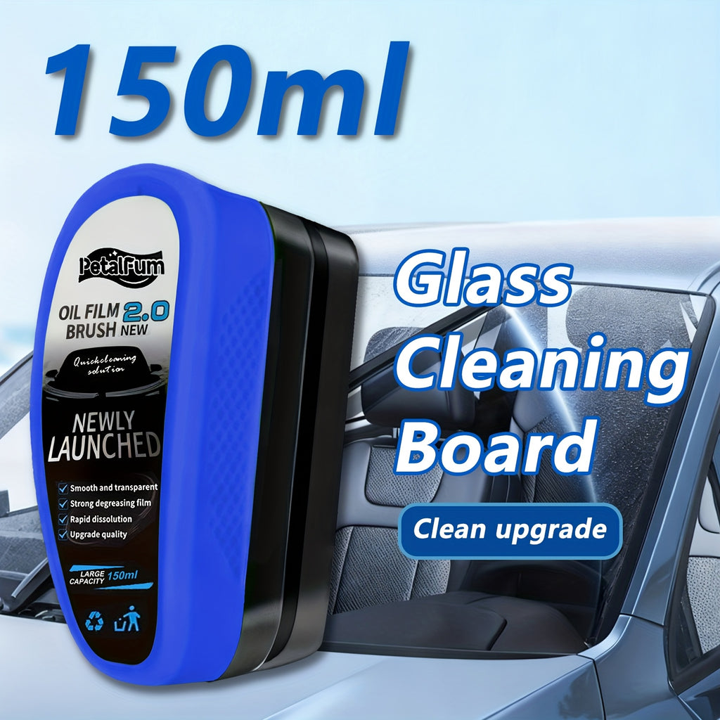 Car Windshield Oil Film Remover, Car Accessories, Automotive Oil Film Cleaning Brush, Multifunctional Car Cleaning Brush, Car Windshield & Side Window Cleaning Tool, Car Wash Accessories, Car Stuff, Car Cleaning Kit, Random S