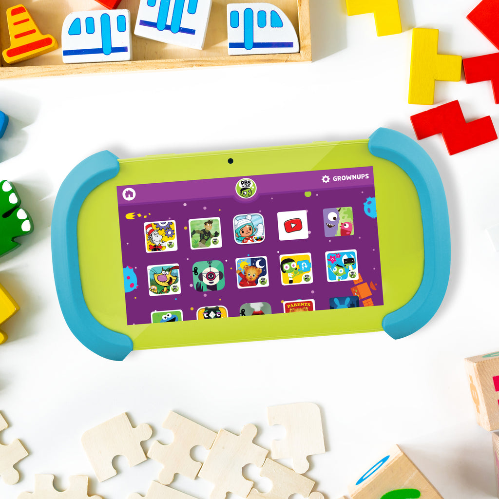 PBS Kids - Playtime Pad 2.0 - 7" HD Kids Safe Tablet + Live TV