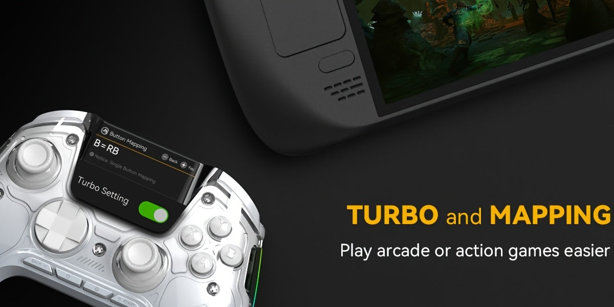 Interactive Screen Wireless Gaming Controller