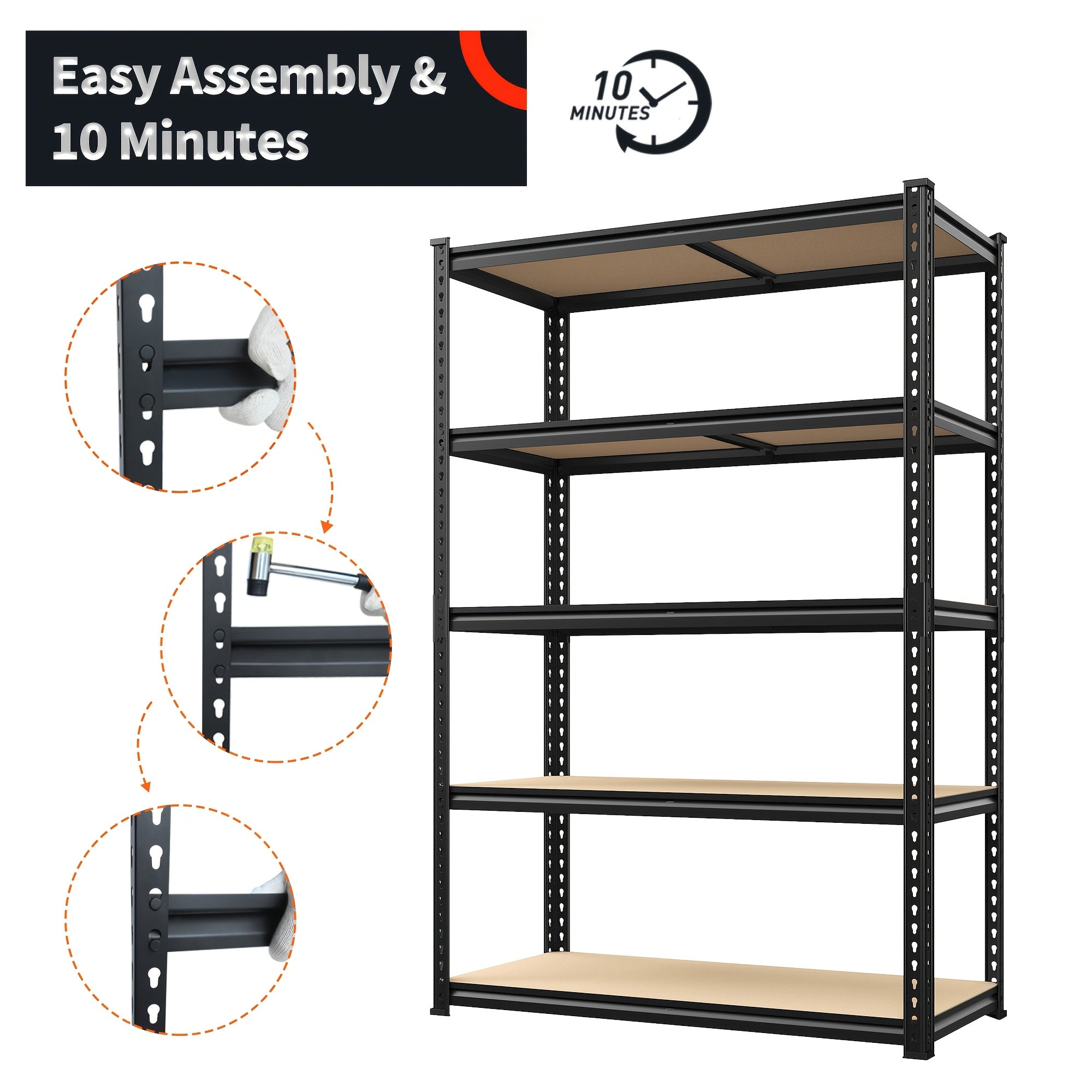 2000LBS Garage Shelving Storage Shelves
