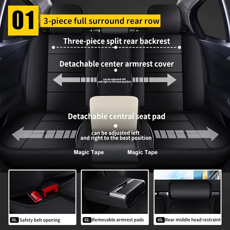 Thomas Faux Leather Car Seat Covers