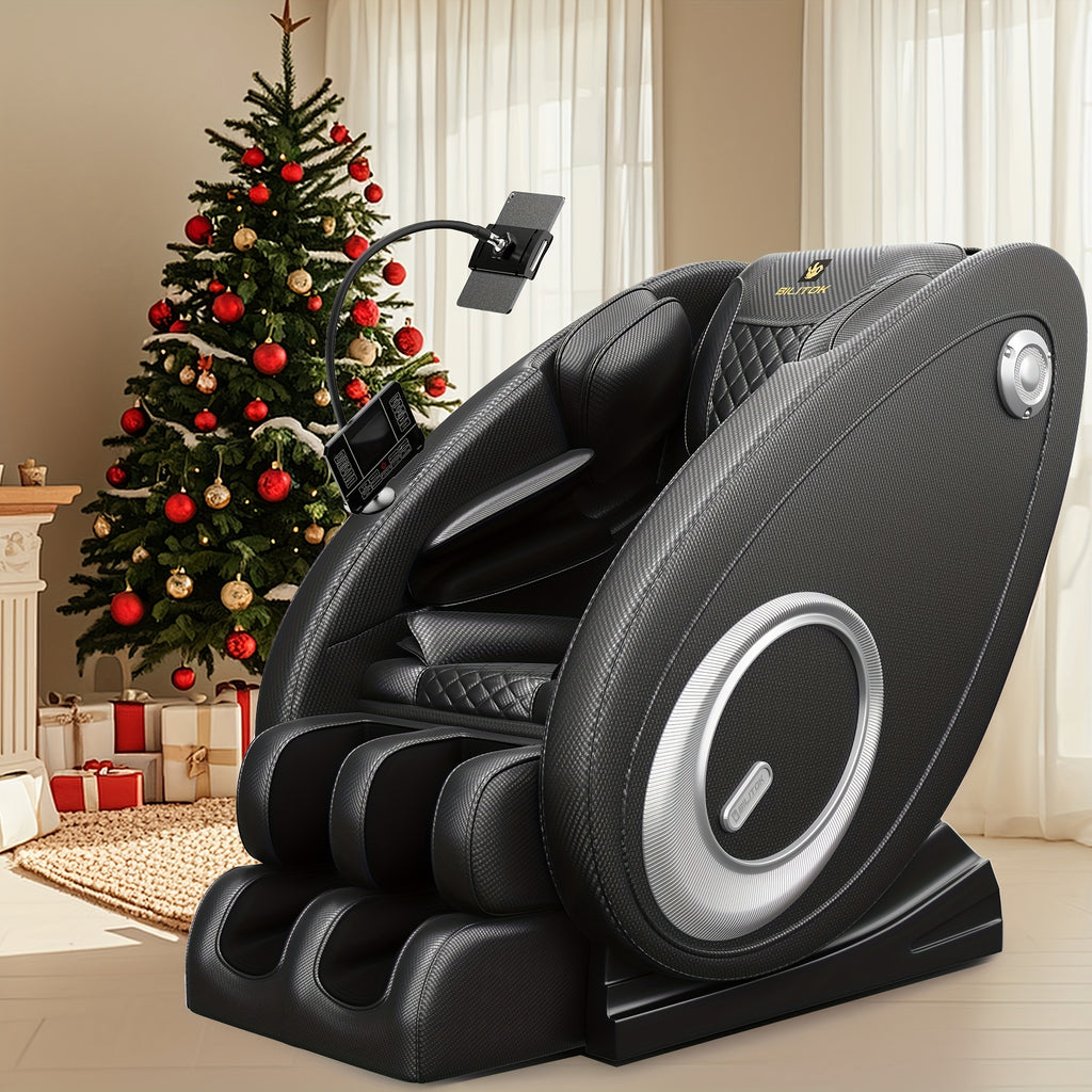 Massage Chair Recliner With Zero Gravity, Full Body Massage Chair With Heating, Built-in Speaker & Touch Screen, Air, Foot Roller - Ideal Christmas Gifts For Men And Women, Electronic Neck And Back Massager