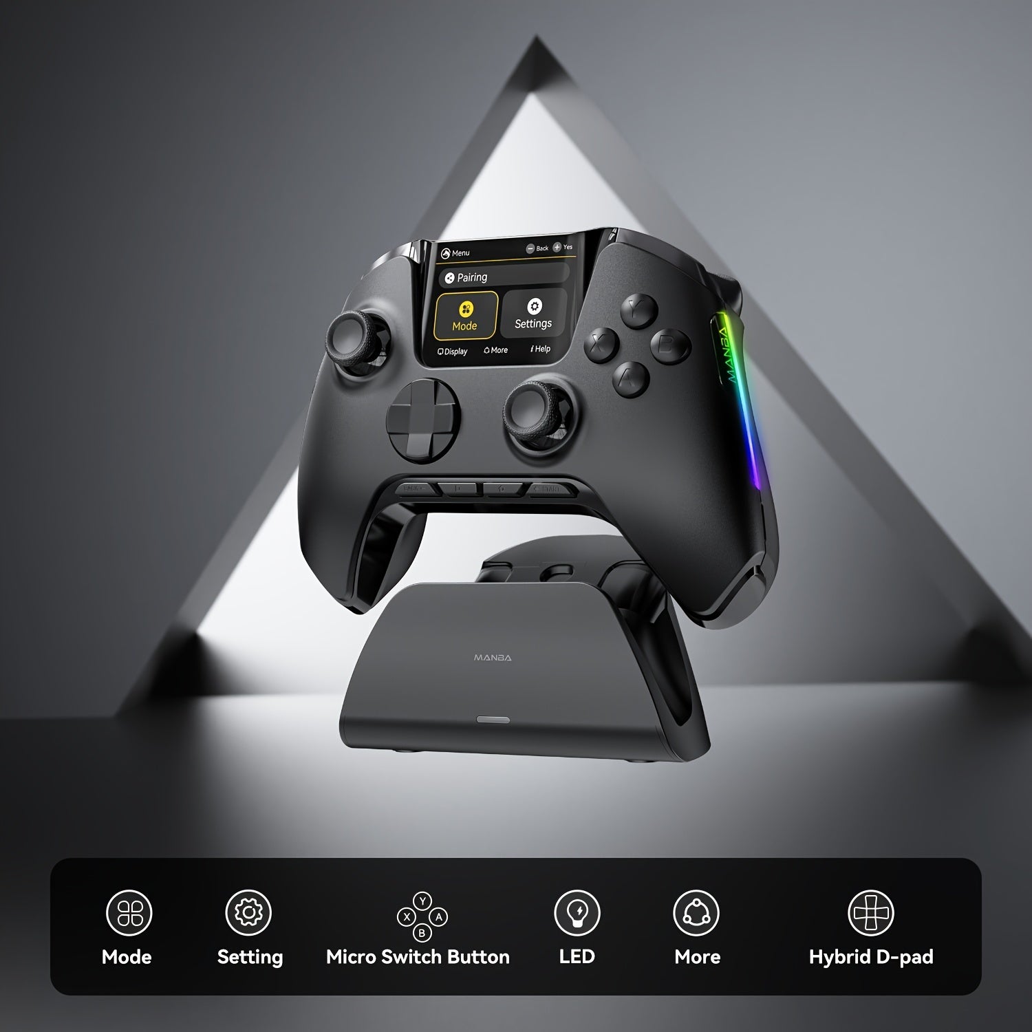Interactive Screen Wireless Gaming Controller