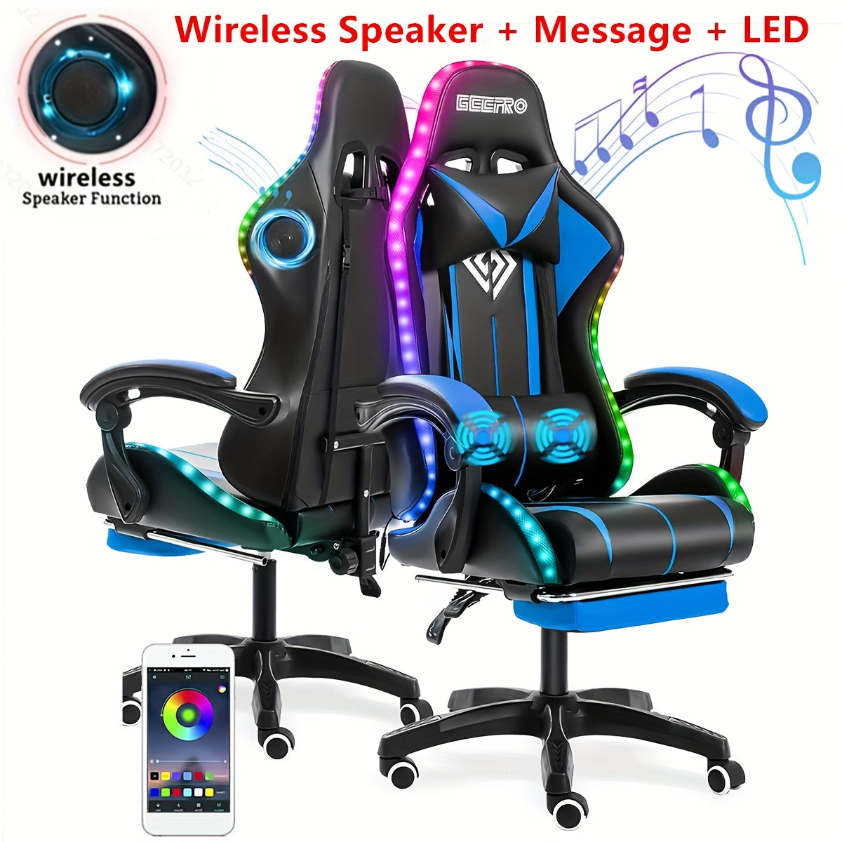 Noah LED Gaming Chair
