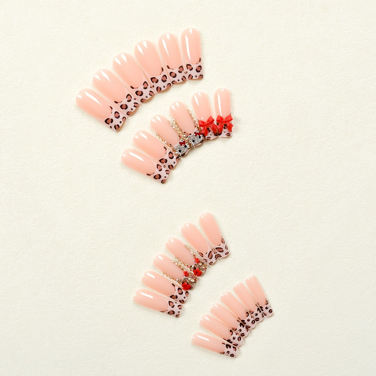 Daisy Leopard Hello Kitty Press-On