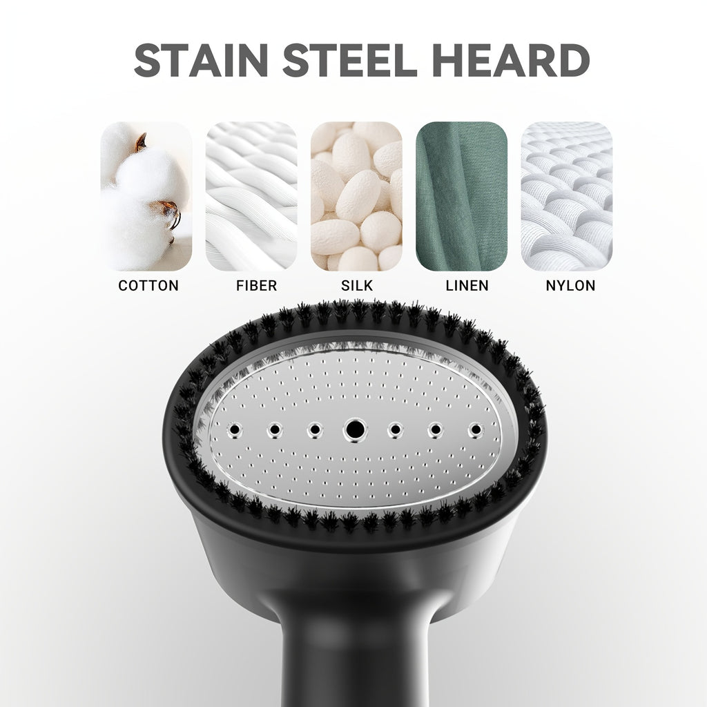 Handheld Hanging Ironing Machine, Portable For Home And Travel, 1100W High-power Clothing Wrinkle Removal Steam Engine, Stainless Steel Panel, 10.14oz Large Capacity Water Tank, 20S Fast Fogging, Suitable For Various Clothing