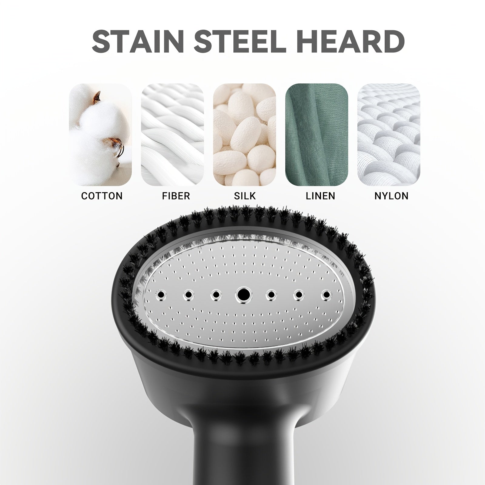 Handheld Hanging Ironing Machine, Portable For Home And Travel, 1100W High-power Clothing Wrinkle Removal Steam Engine, Stainless Steel Panel, 10.14oz Large Capacity Water Tank, 20S Fast Fogging, Suitable For Various Clothing