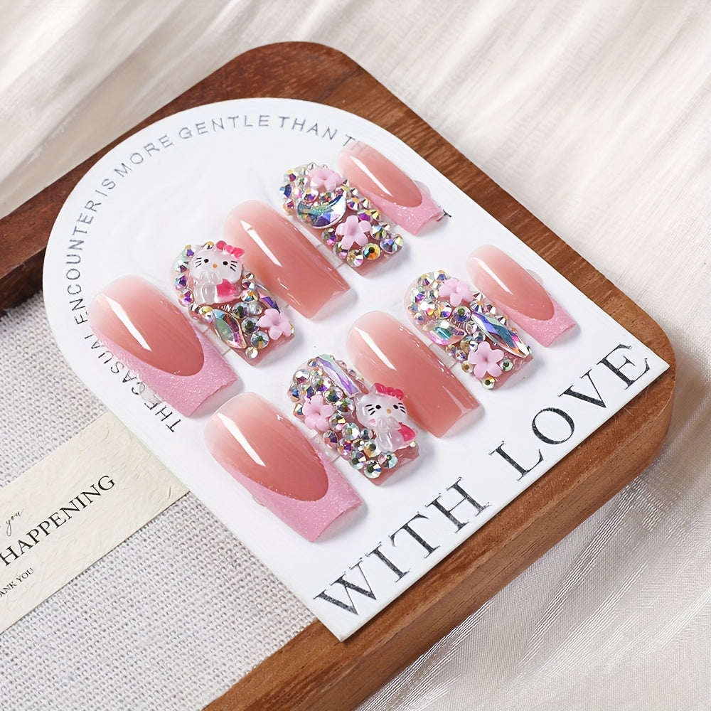 Justine Hello kitty Press-On