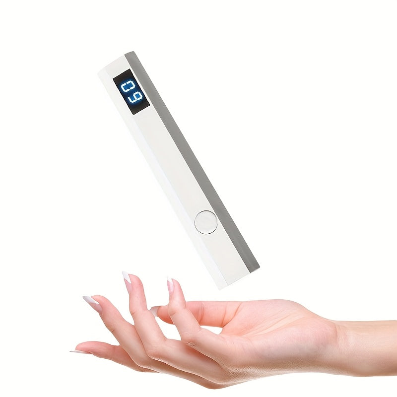 [Wireless Gel Nail Lamp] CIICII Wireless & Fast DIY Mini Handheld Digital Display Gel Nail Polish Curing Lamp | Portable, Compact, Easy to Belt, Use for Home Nail Salons & Travel, High-Quality Gifts