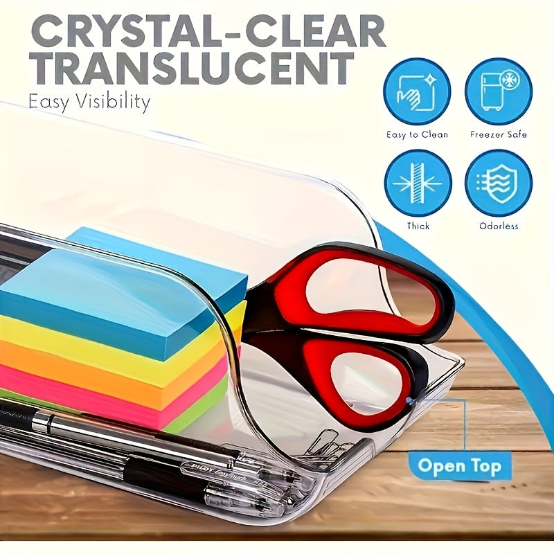 1Clear Plastic Refrigerator Soda Organizer