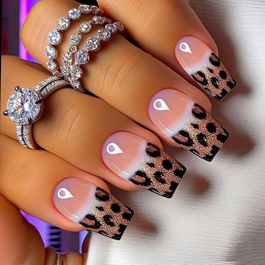 Iceland Leopard Print Press-On