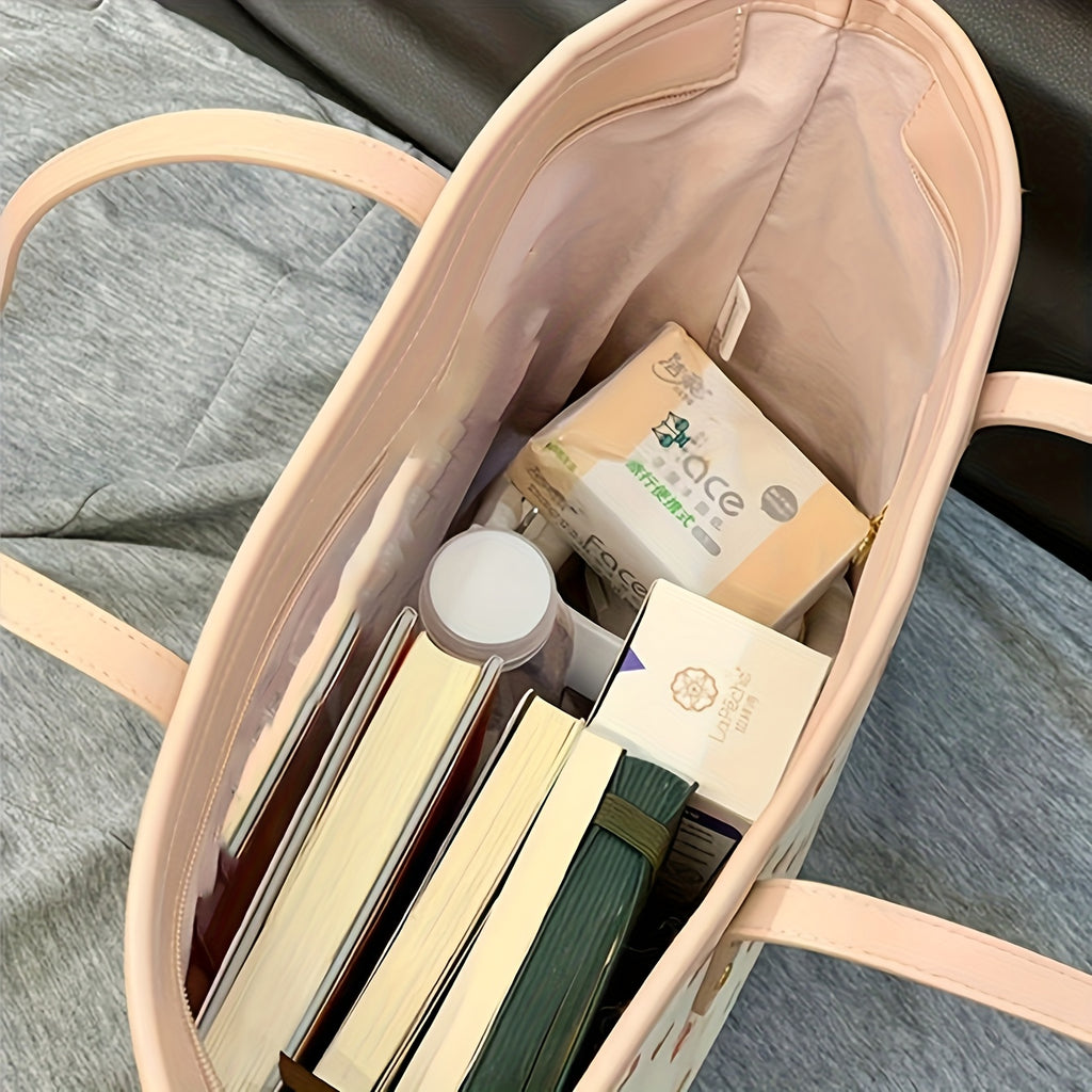 Adorable Pink Bear Laptop Bag