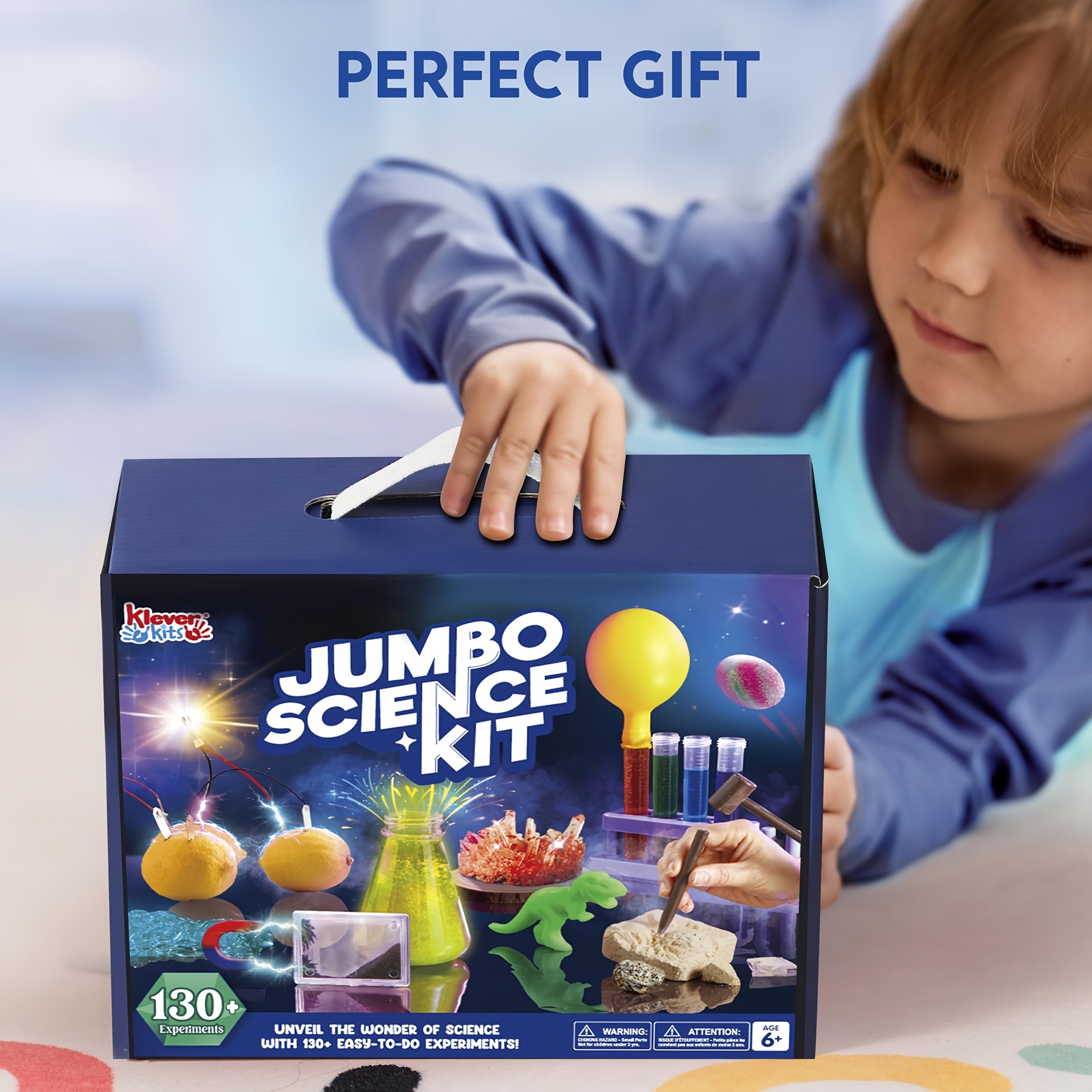 50+ Wonder Science Kit, Experiments Educational Toy For Kids: Growing Crystal Tree, Explore Chemistry Reactions & STEM Lab Activities - Ultimate Birthday Christmas Gifts For Boys And Girls Ages 6-12