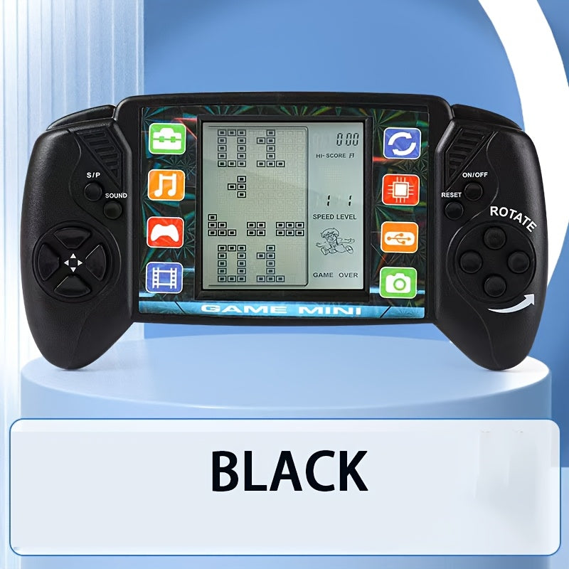 [Fei Rui Retro Game Console] Fei Rui Retro Classic Handheld Game Console - Large Screen, Portable, No Battery Needed, Includes Carrying Strap, Durable Plastic, Nostalgic Design & Easy-to-Use Interface, Game Accessory, Playful