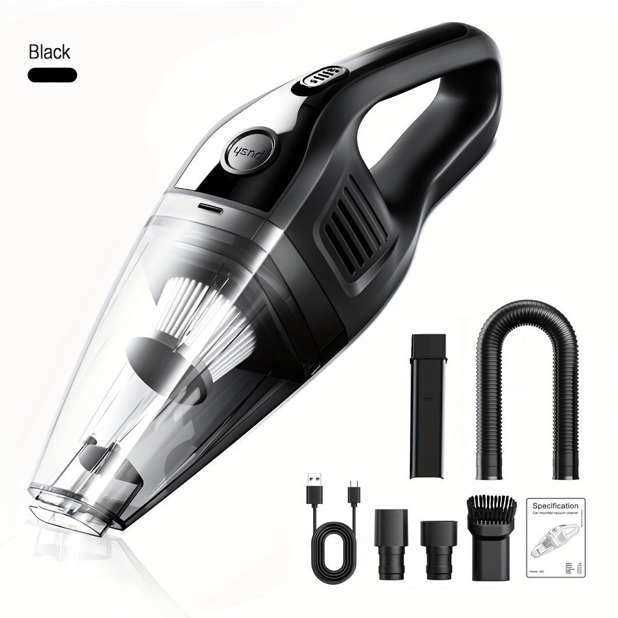 [Powerful Car Vacuum Cleaner] Powerful 5000pa Strong Suction Handheld Wireless Car Vacuum Cleaner | USB Charging, Long Working, For Cars, Homes, Offices, Pet Hair Cleaning - Car Accessories For Men Women