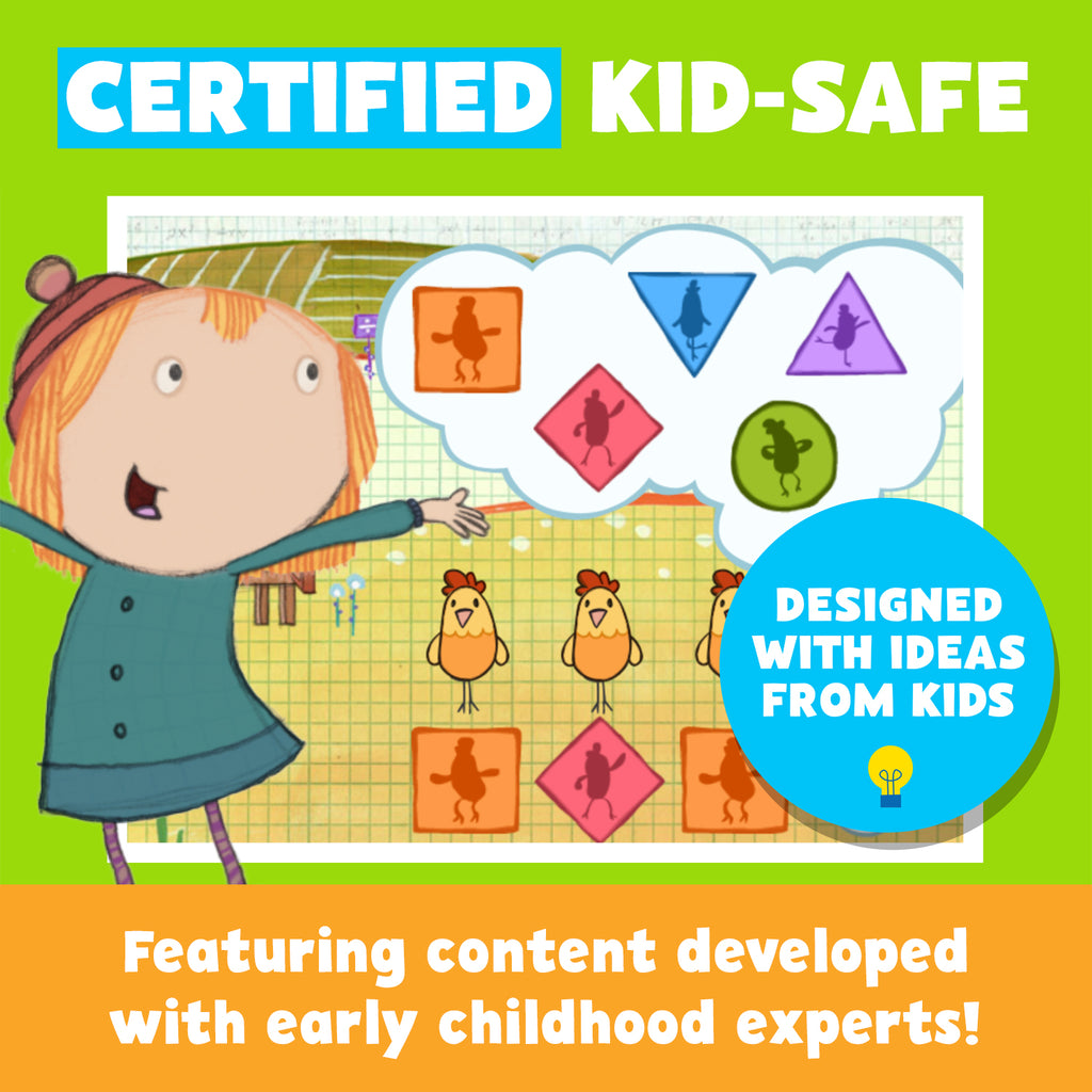 PBS Kids - Playtime Pad 2.0 - 7" HD Kids Safe Tablet + Live TV