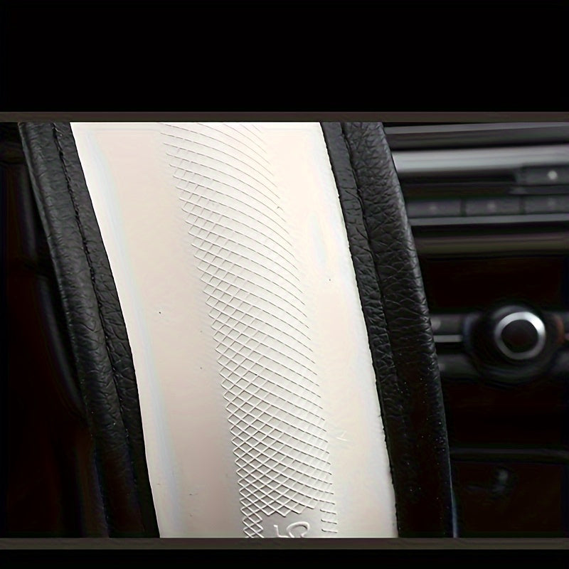 Heart Faux Leather Steering Wheel Cover