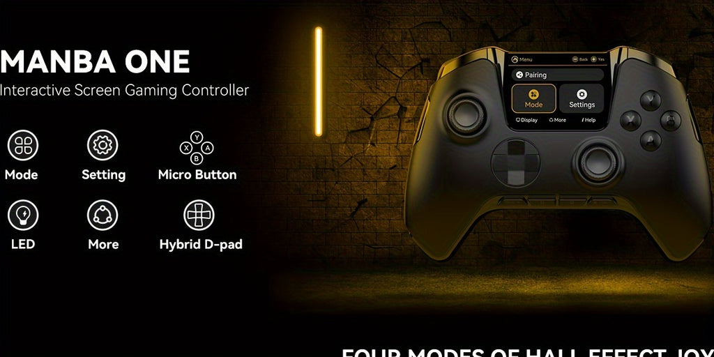 Interactive Screen Wireless Gaming Controller