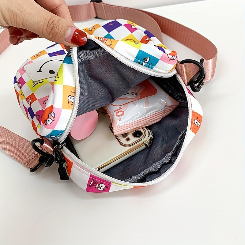 Chic Canvas Crossbody Bag with Adjustable Strap - Spacious, Lightweight - Perfect for Everyday Use, Small Crossbody