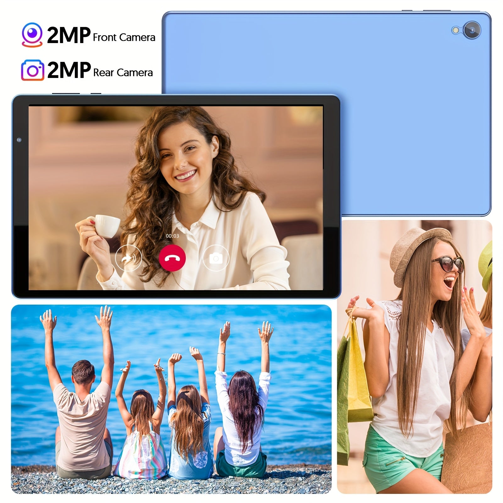 10-Inch Android 14 Tablet, Quad-Core Processor