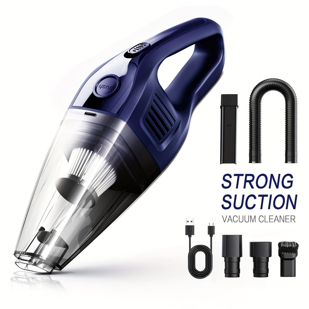 [Powerful Car Vacuum Cleaner] Powerful 5000pa Strong Suction Handheld Wireless Car Vacuum Cleaner | USB Charging, Long Working, For Cars, Homes, Offices, Pet Hair Cleaning - Car Accessories For Men Women