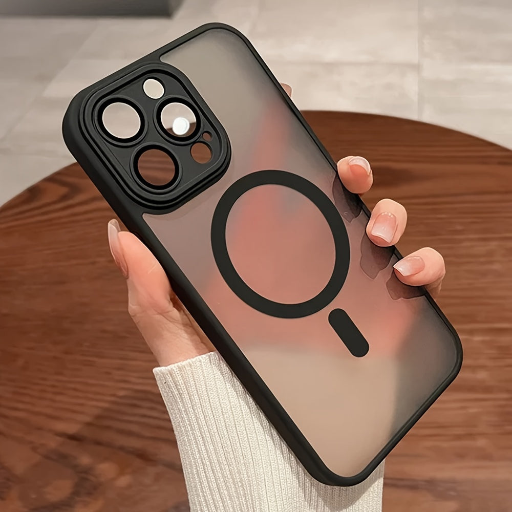 [Premium Matte Clear Cover] Premium Matte Clear Cover for Iphone 17, 16, 15, 14, 13, 12, 11 Max, 14 Plus, 17 Pro 16E | Protective | Supports Wireless Charging