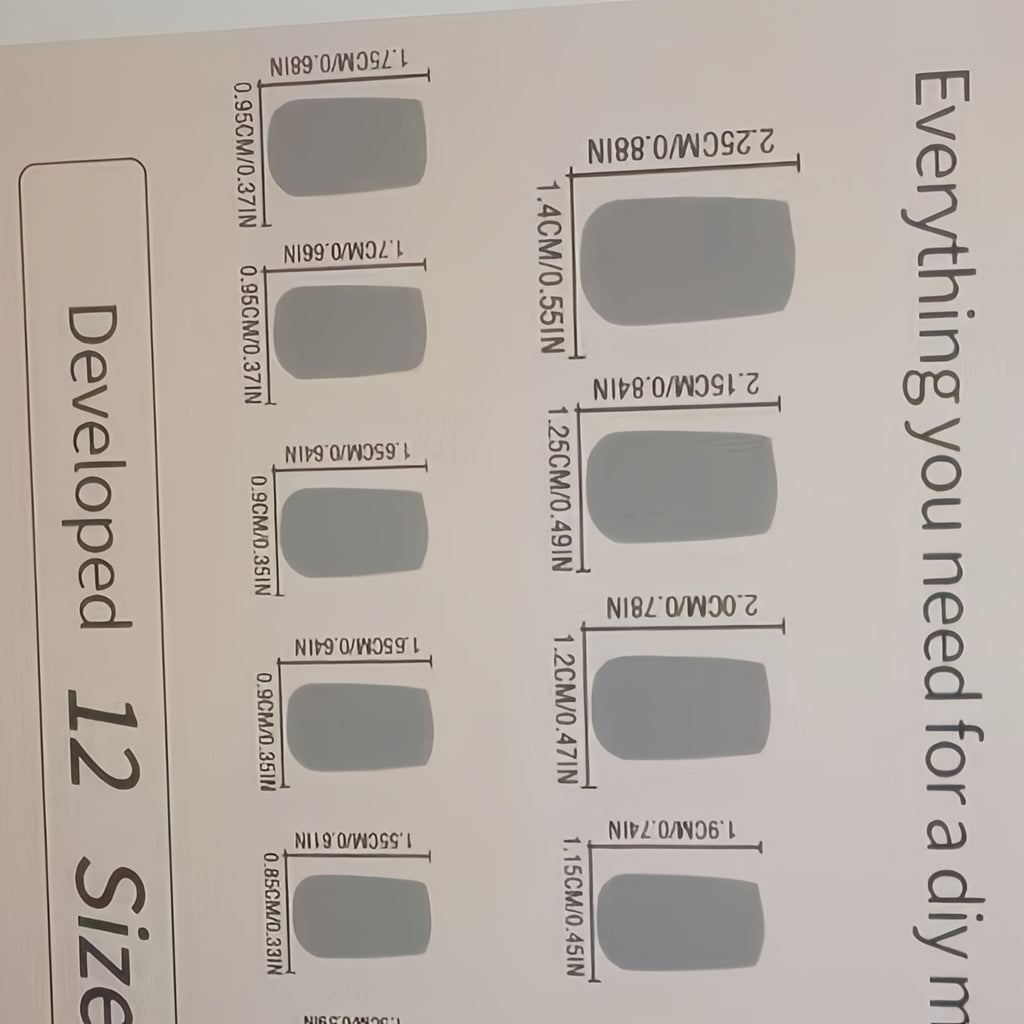 24pcs -Looking Short Square Press-On Nails Compatible for French Manicure/Semi-Short Lengths - Glossy Nude Nail Tips (24 Individual Pieces) - Easy Application, No Glue for DIY Nail Art for Hands & Feet - for &