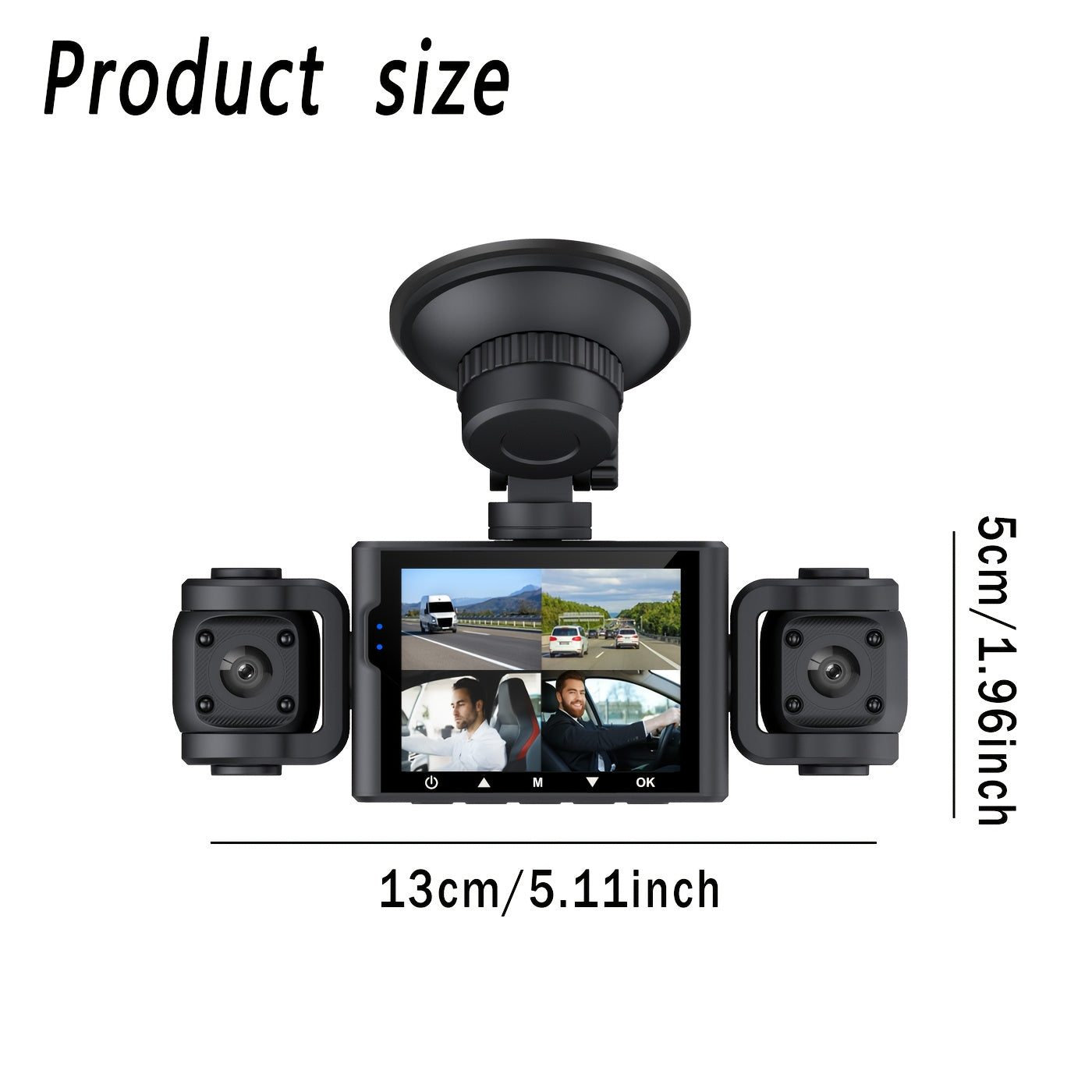 360° 4 Channel Dash Camera