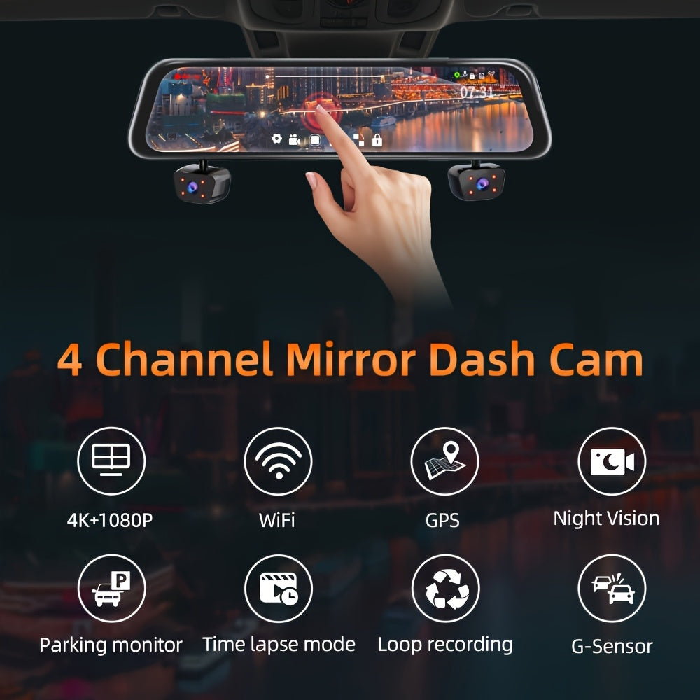 Rearview Design Dash Cam