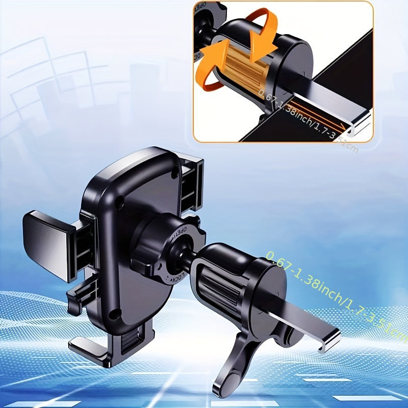[360° Rotating Phone Holder] 360 Degree Rotating Phone Car Holder | Air Conditioner Air Outlet Ventilation Card Link Hook | Universal Mobile Phone Fixed Stand