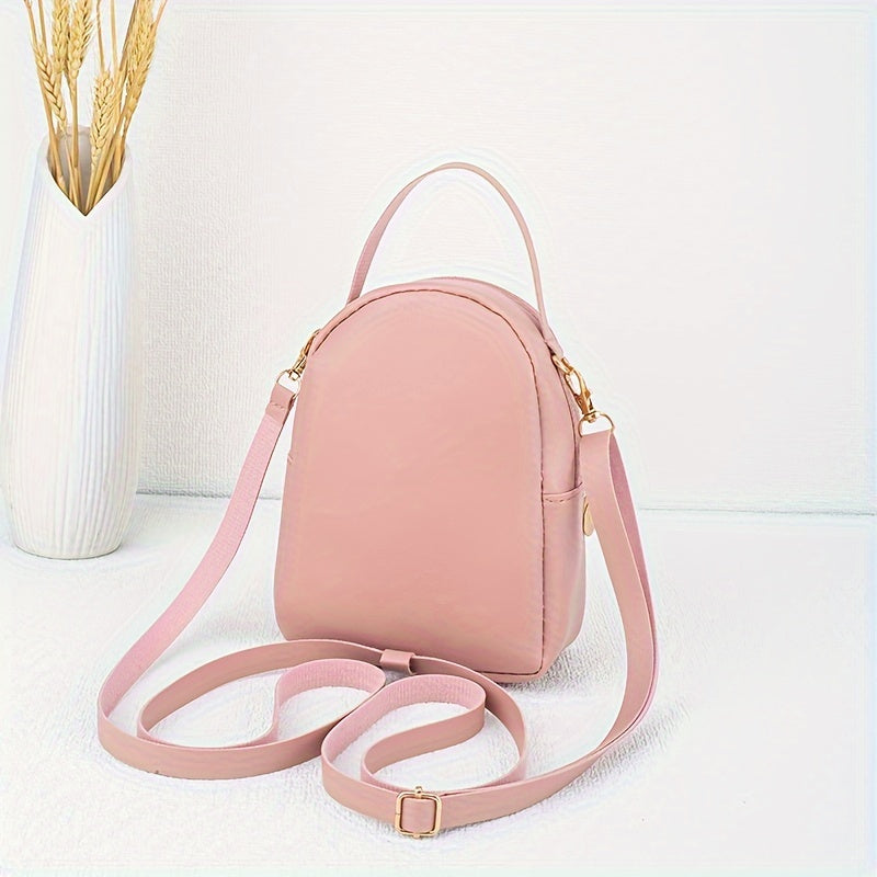 s Rhombus Backpack, Golden-Tone Hardware - Black/Pink/White, Mouse Pad Keychain Lock Compatible, Durable Adjustable Strap & Zipper Closure, Golden-Tone Plaque for Keys, Casual Handbag for Travel, Everyday Use (Poly, for Teena