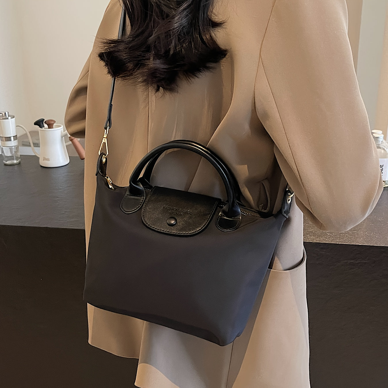 Women'S Lightweight Nylon Crossbody - Elegant Minimalist Purse with Zipper Closure, Spacious Interior for Everyday & Formal Events, Casual Outings, Chic Handbag, /Other Colors Available