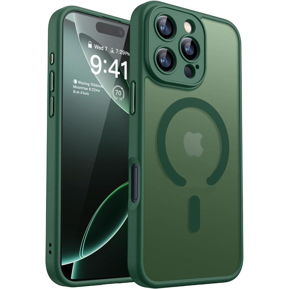 [Premium Matte Clear Cover] Premium Matte Clear Cover for Iphone 17, 16, 15, 14, 13, 12, 11 Max, 14 Plus, 17 Pro 16E | Protective | Supports Wireless Charging