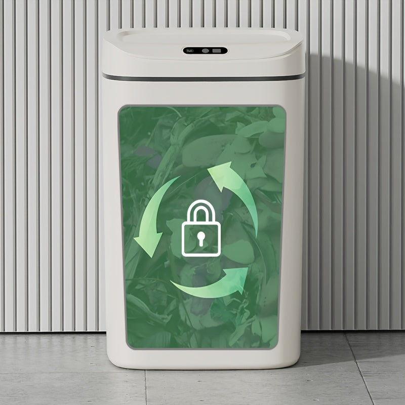 Smart Trash Can, Easily Opened with A Wave Of Your Hand, Tightly Sealed, Effectively Blocking Odors, Keeping The Air Fresh, Stylish In Appearance, Sturdy And Durable, Easy to Clean.