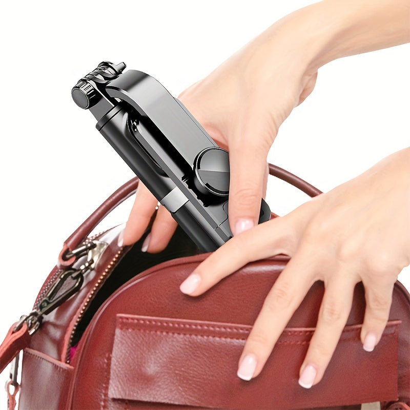 40 Inch Retractable Selfie Stick Professional Floor Tripod For Live Streaming, With Wireless Remote, 360° Rotation, Stable Anti-shake Design. Ideal For Travel Vlogs & Outdoor Live Streaming. Compatible With for iphone/Androi