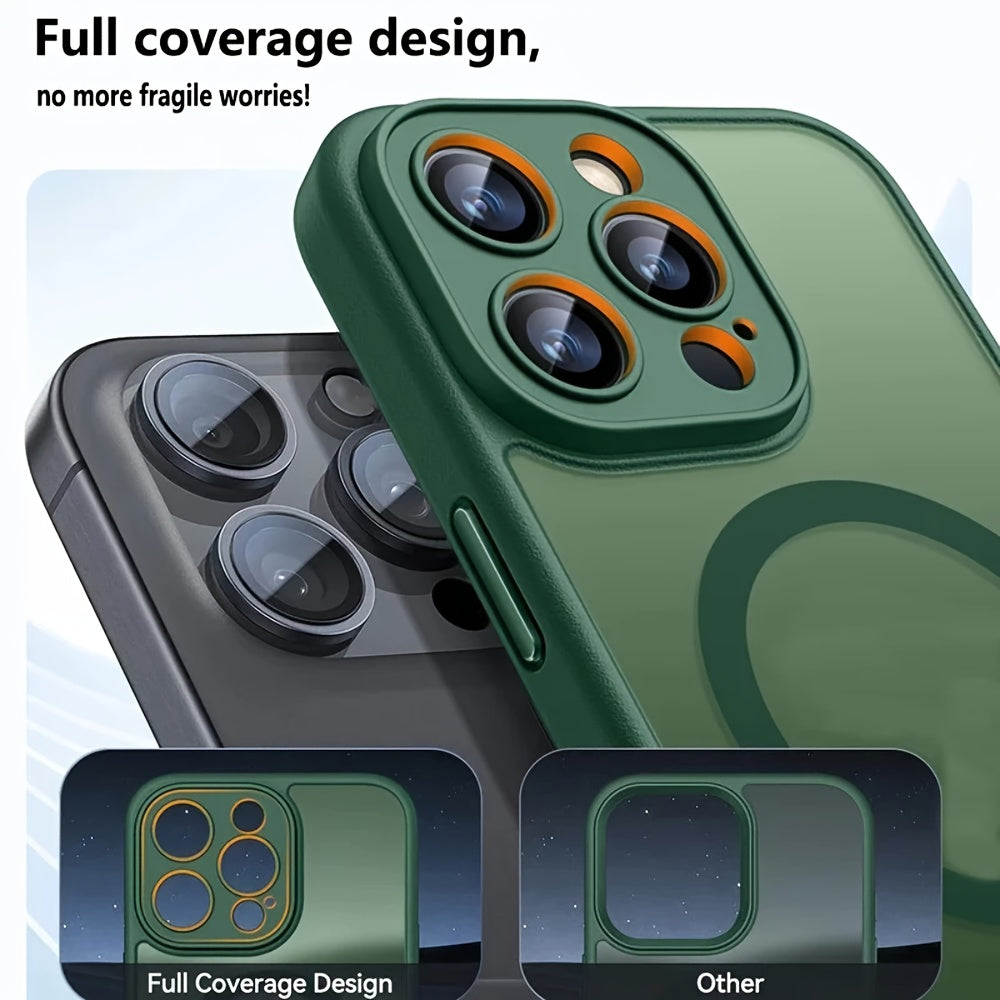 [Premium Matte Clear Cover] Premium Matte Clear Cover for Iphone 17, 16, 15, 14, 13, 12, 11 Max, 14 Plus, 17 Pro 16E | Protective | Supports Wireless Charging