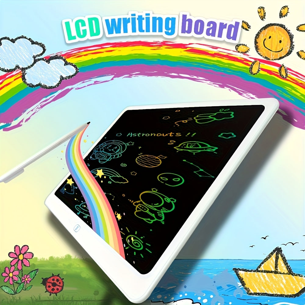 [13-Inch Writing Board] 13-Inch Electronic Writing Board | One-Click Erase Reusable Drawing Tablet with Stylus, Educational Art Toy for Kids, Durable PVC Design, Creative Learning Tool, Smooth Surface Suitable for 11 Holiday