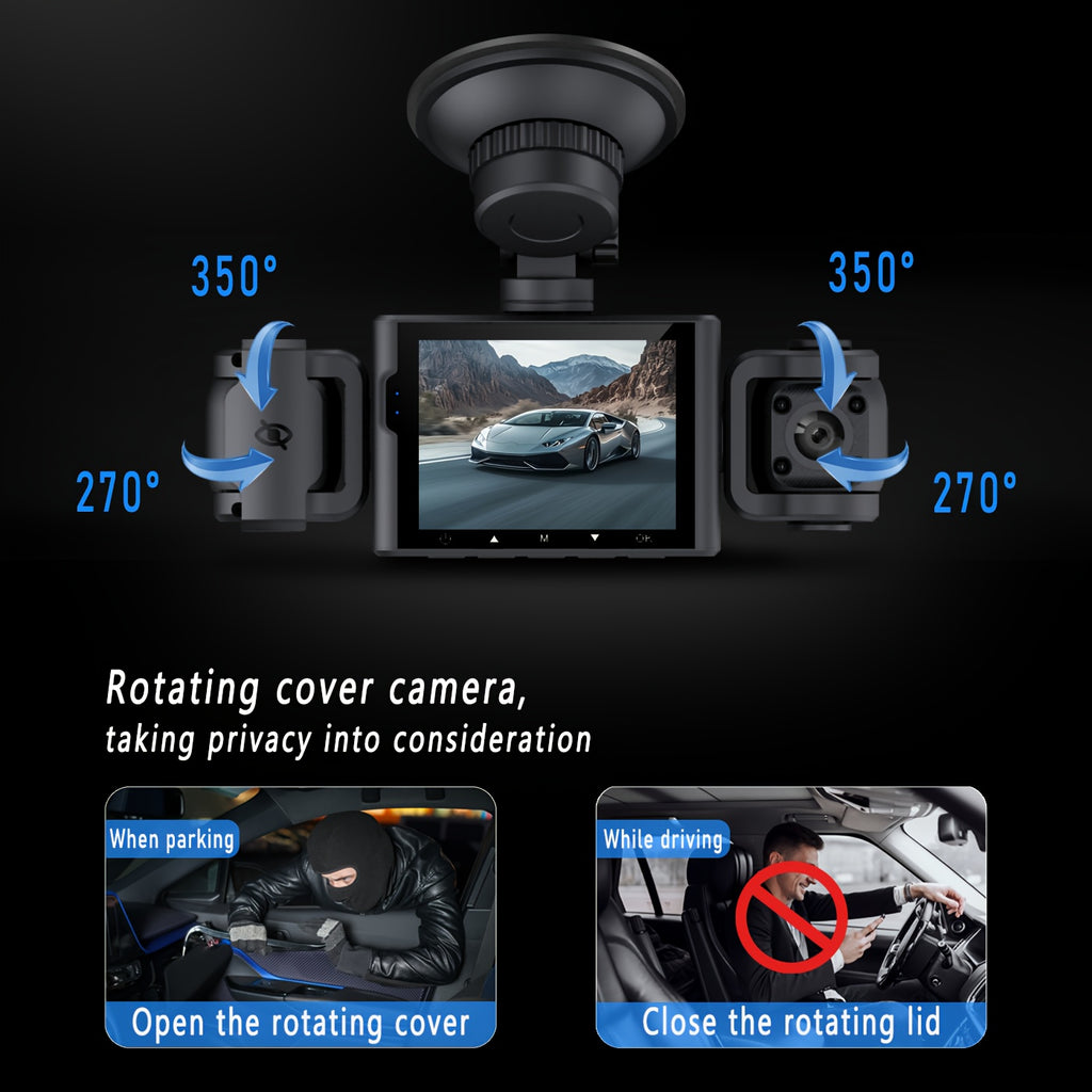 360° 4 Channel Dash Camera