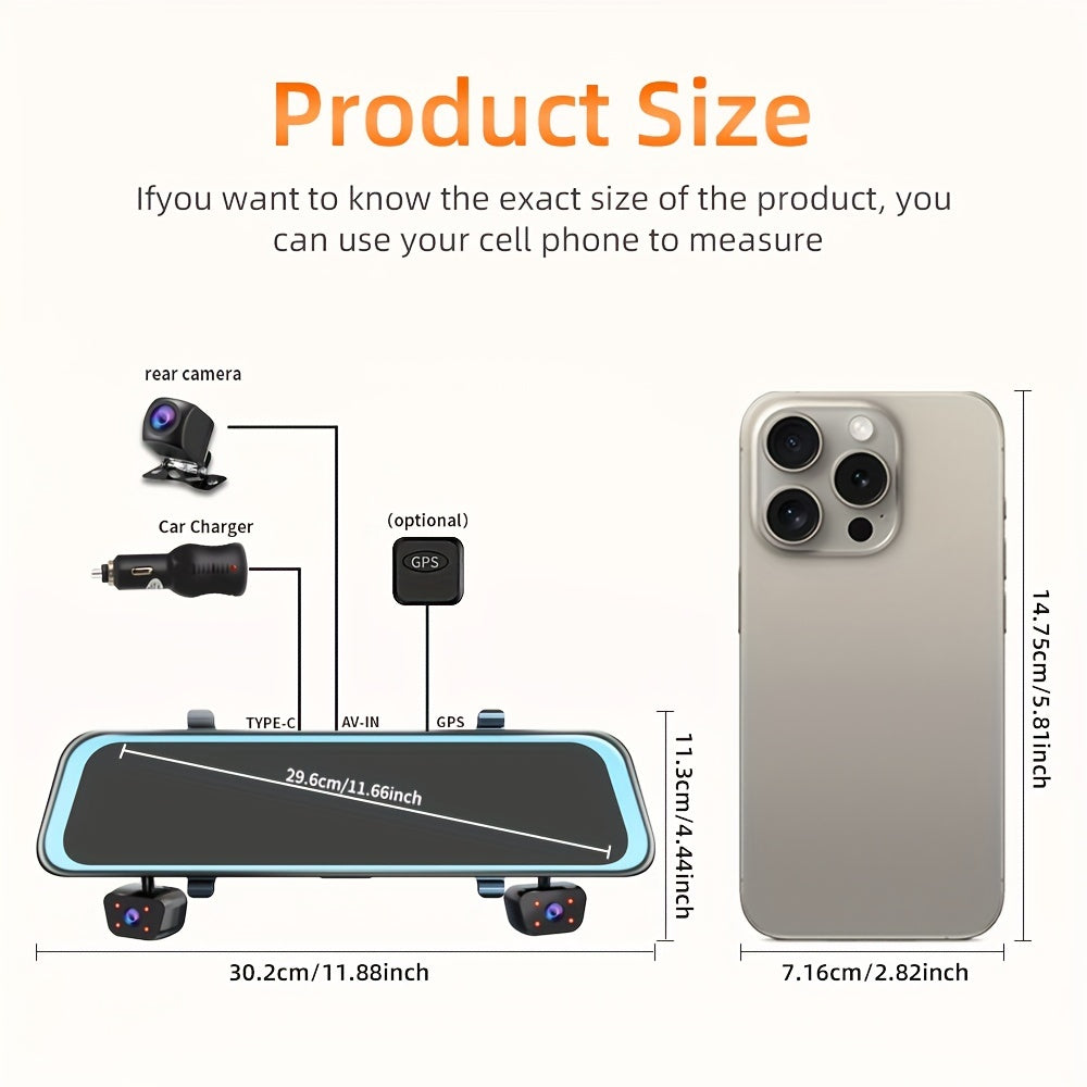 Rearview Design Dash Cam