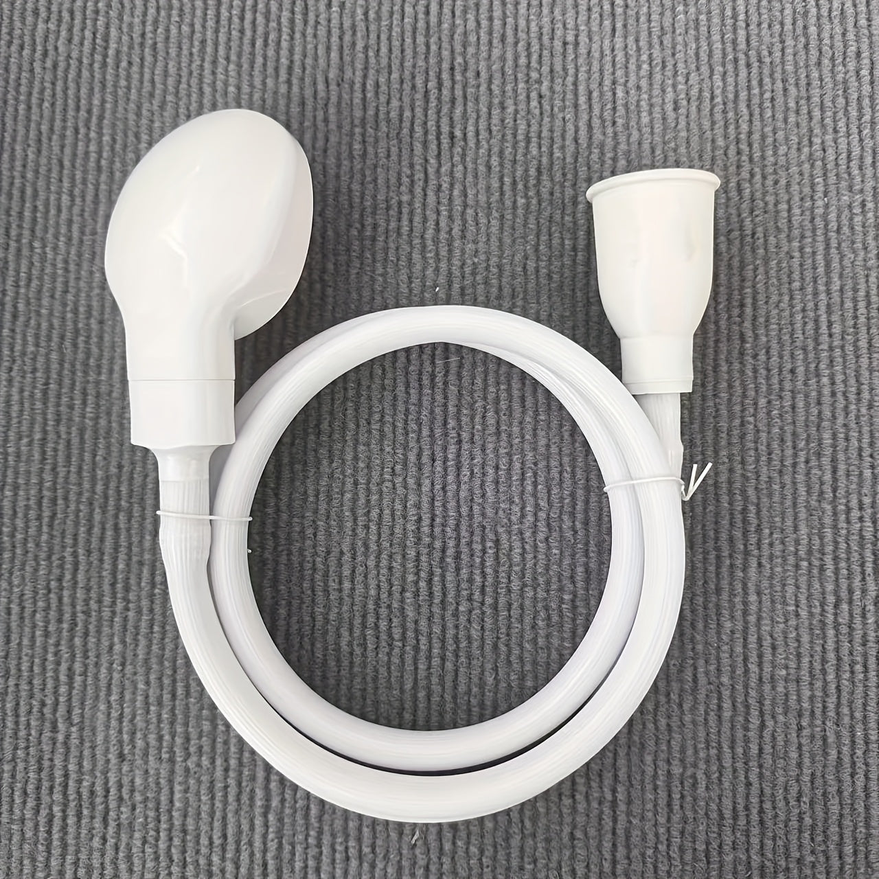 1pc 360° Rotating Shower Head with Water Filter System - Modern Synthetic Rubber Bathroom And Kitchen Faucet Extension, Smooth Surface, Safe for Non-Potable Water