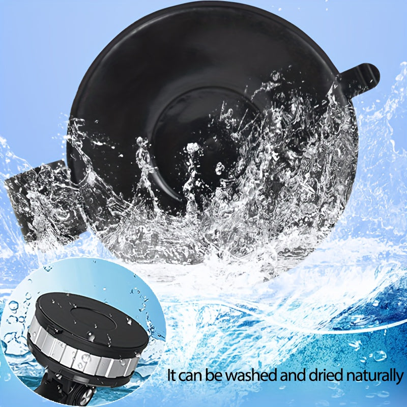 2-in-1 Universal Car Mount Holder for 4-13 Inch Phones/Tablets with Stable Vacuum Adsorption, ABS Material, Compatible with Trucks and Cars