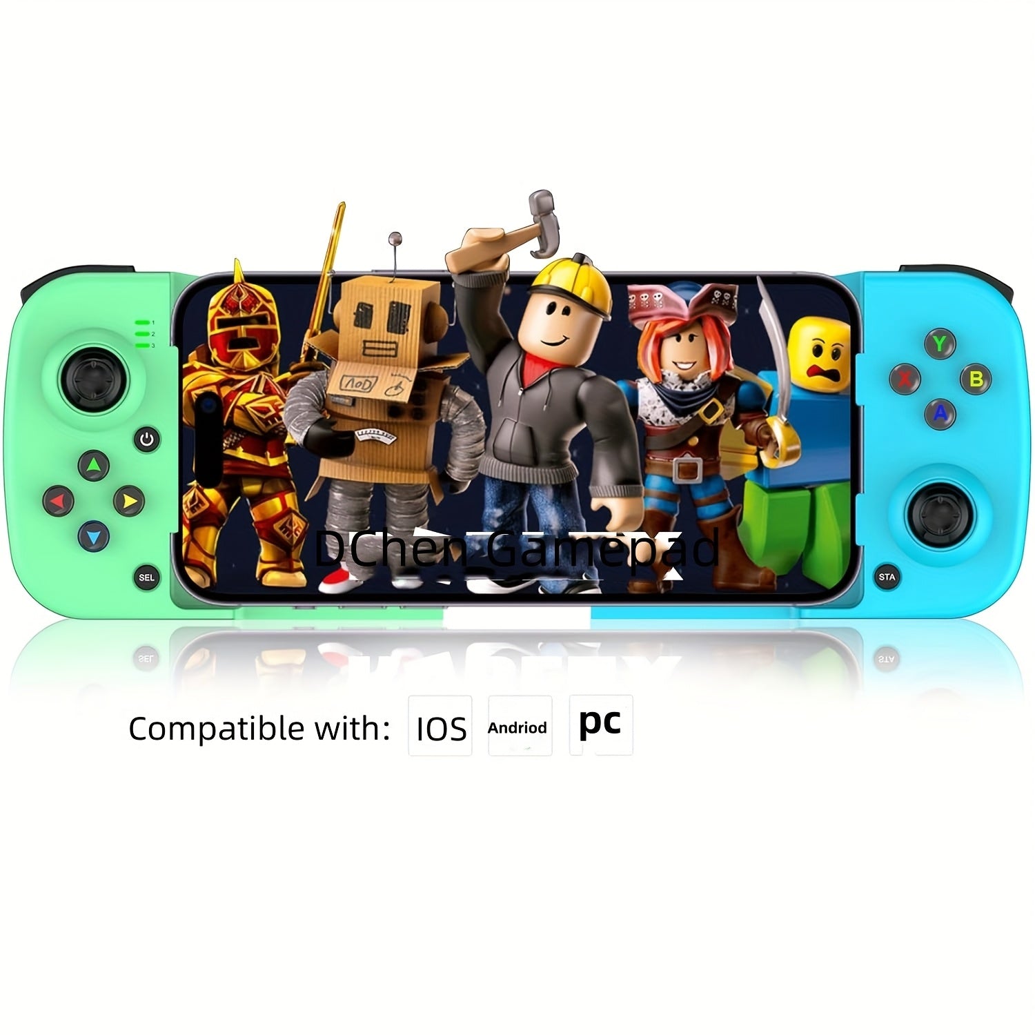 Wireless Gamepad for iPhone/Android/Steam Deck/PC/Table Mobile Phone Controller Wireless Game Controller Joystick Telescopic Gamepad COD Mobile Diablo Immortal - Directly Play, Gaming Accessory, Ergonomic Design, Compact Gami