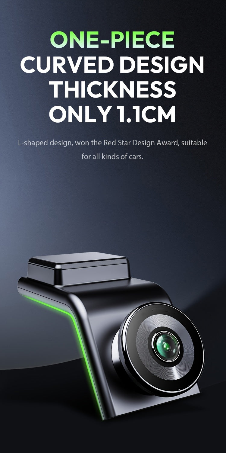 Front Car Dash Cam with 3K, 140° Wide Angle Lens, Built-In Wifi GPS, Night Vision, Motion Detection Alerts, Parking Mode, WDR, 24H Motion Detection, Dash Cam Front And Rear Wireless, Dash Cam with Wifi, Dash Cam for Car, Das