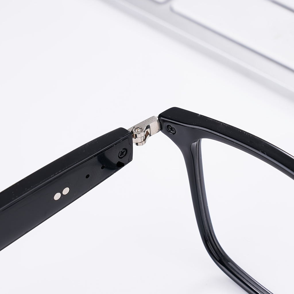 AI Smart Glasses with 160-Language Real-Time Translation & Chat GPT System, Built-in Microphone/Speaker, HD Voice Calls & HIFI Music, Physical Color-Changing Lens, Wireless, High Quality, Magnetic Charging, Long-Lasting Batte