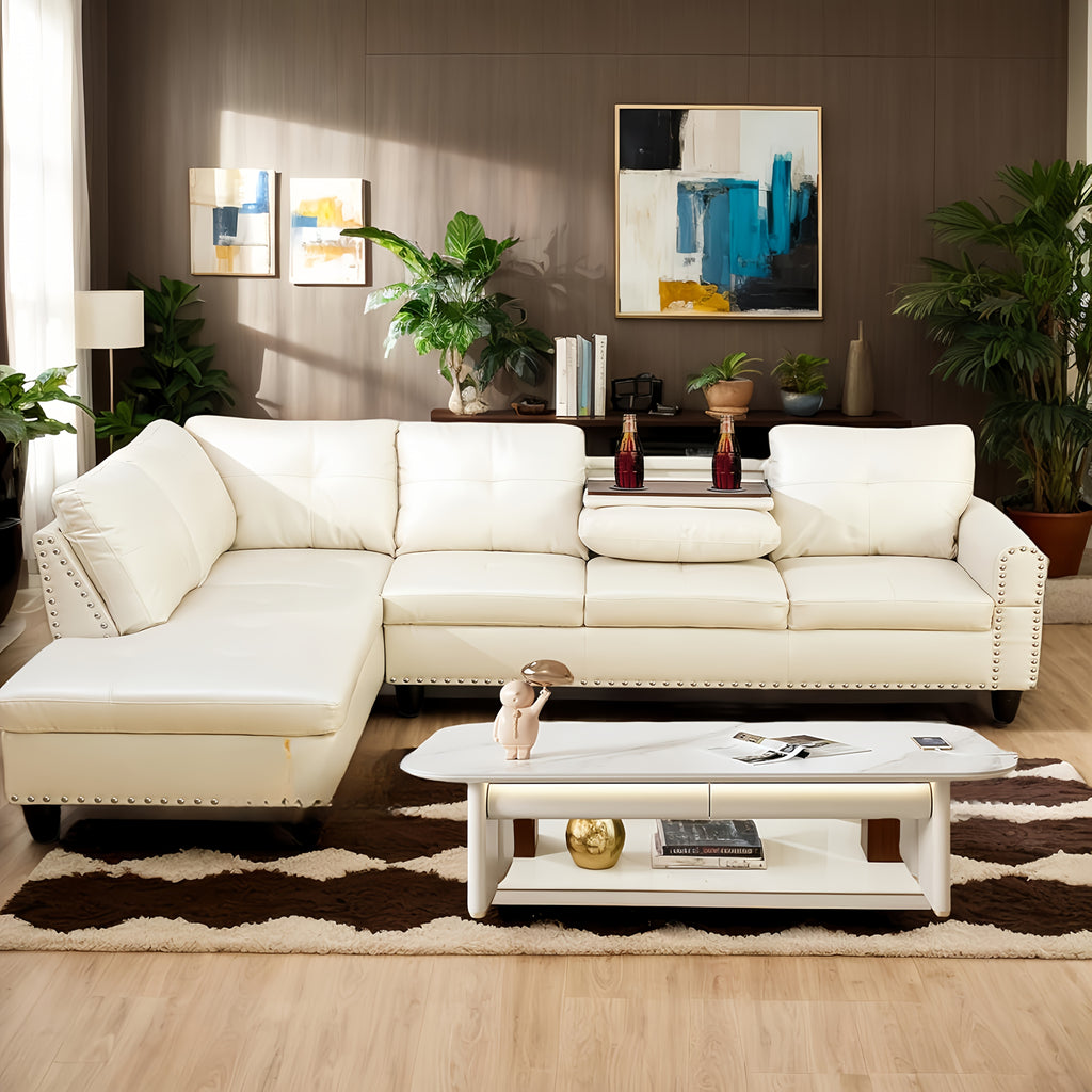 Leonard Luxury L-Shaped Sectional Set